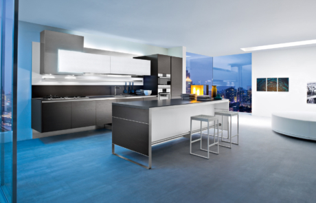 open space con cucina moderna ar tre